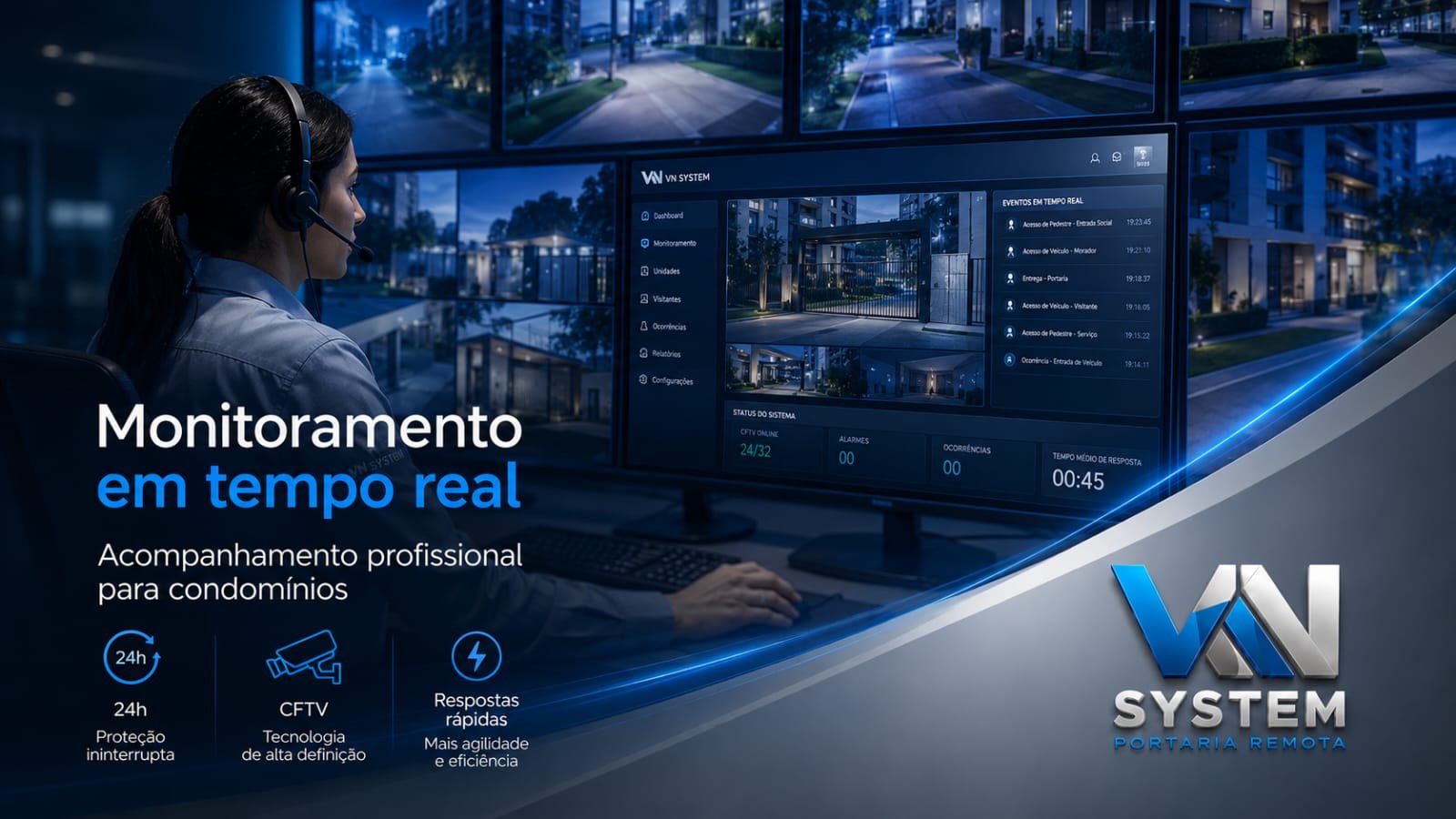 Monitoramento por câmeras